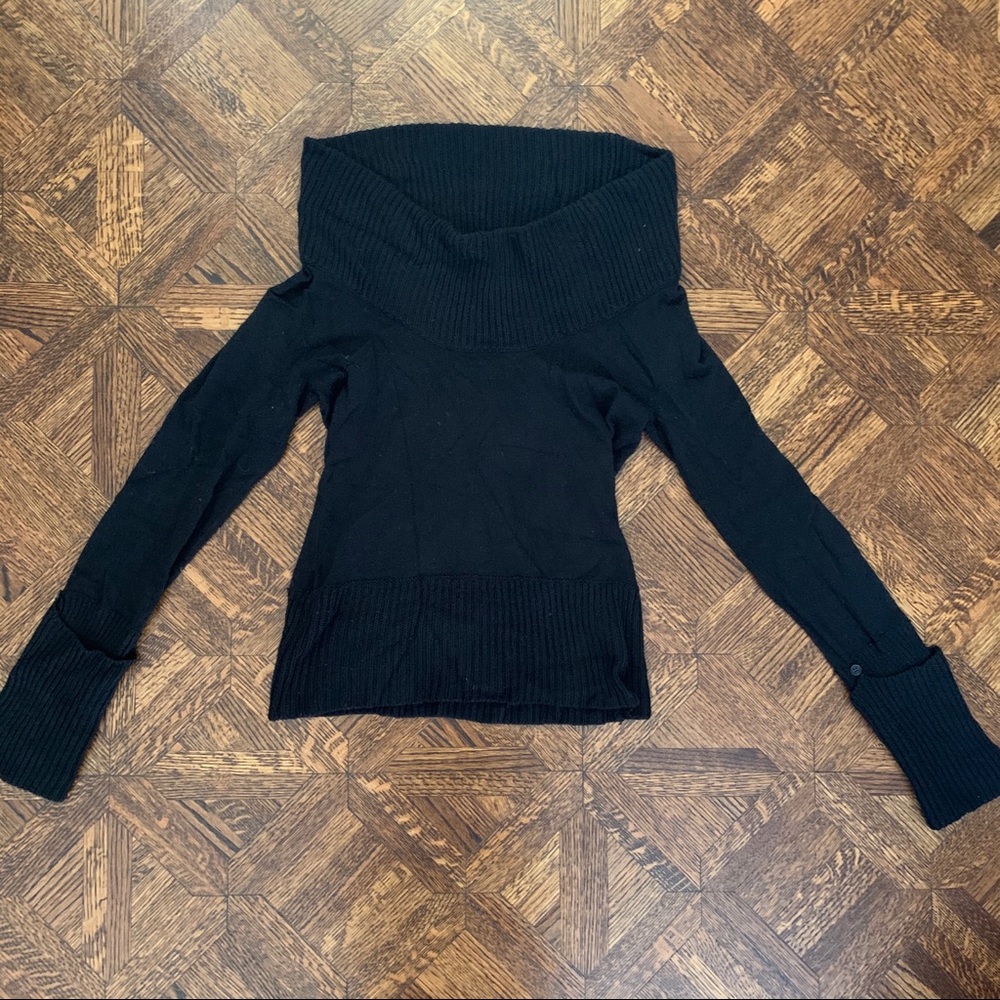 BCBG off the shoulder sweater